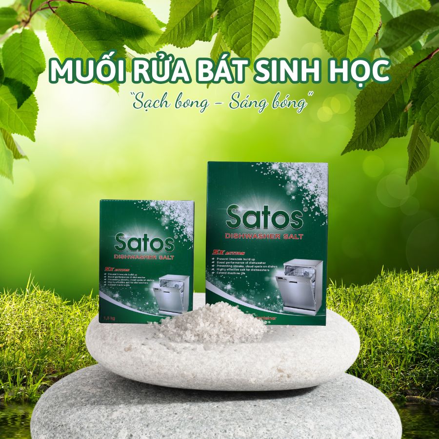 Muối rửa bát sinh học hữu cơ