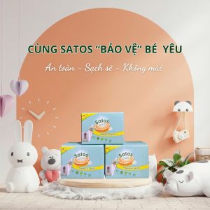 Bột rửa bình sữa sinh học Satos