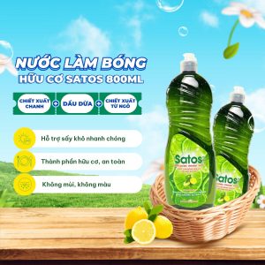 Nước làm bóng hữu cơ Satos 800ml