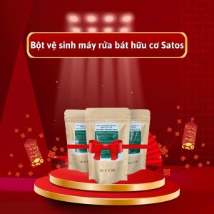 Bột vệ sinh máy rửa bát hữu cơ Satos