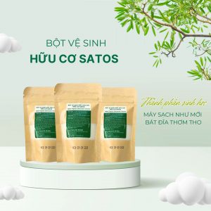 Bột vệ sinh máy rửa bát hũu cơ Satos
