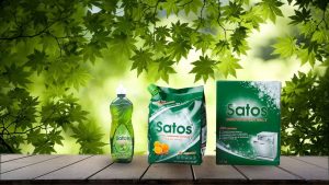 Sử dụng máy rửa bát kết hợp sản phẩm tẩy rửa Satos đem lại công dụng tối đa