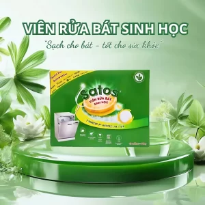 Viên rửa bát hữu cơ satos