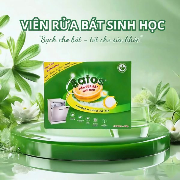 Viên rửa bát hữu cơ Satos