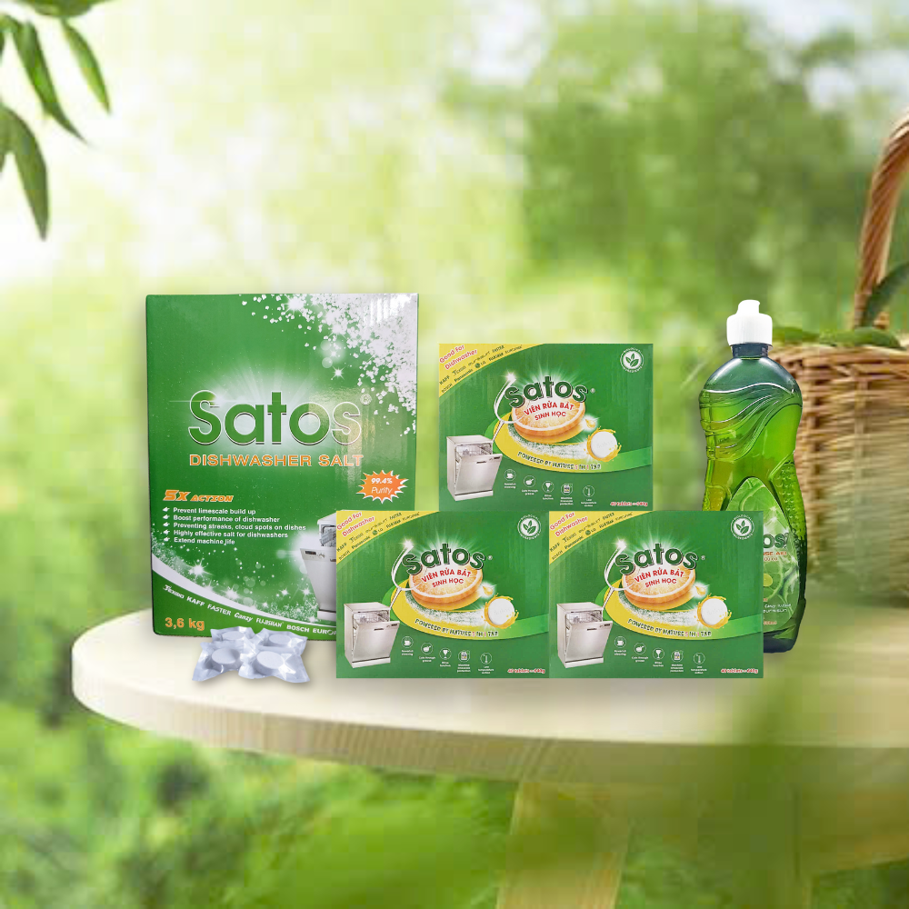 combo satos cho máy rửa bát