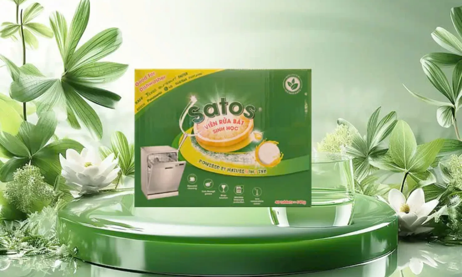 Viên rửa bát hữu cơ Satos