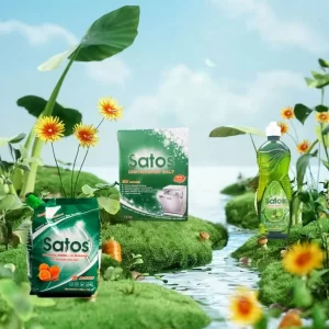 Combo sản phẩm rửa bát sinh học Satos