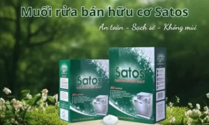 Muối rửa bát satos an toàn, tự nhiên