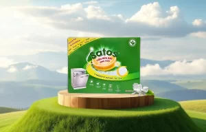 Viên rửa bát hữu cơ Satos 5 trong 1
