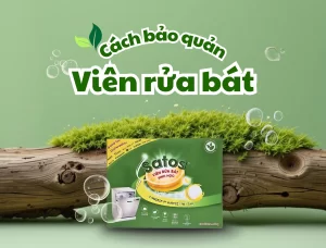 cách bảo quản viên rửa bát