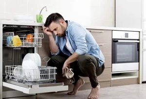 máy rửa bát có mùi hôi