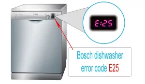 lỗi máy rửa bát bosch e25