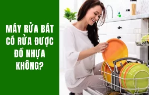 Máy rửa bát có rửa được đồ nhựa không