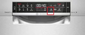 mức cài đặt tiêu hao muối cho máy rửa bát
