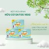 Bột rửa bình sữa hữu cơ Satos 160g