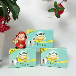Bột rửa bình sữa hữu cơ Satos 160g