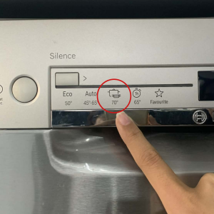 Chương trình rửa nhiệt cao 70 độ 