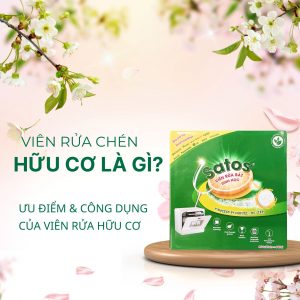 Viên rửa chén hữu cơ Satos