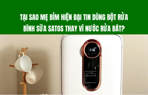 Bột rửa bình sữa sinh học Satos