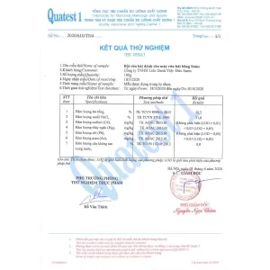 Viên rửa sinh học Satos được kiểm định bởi Trung tâm Kỹ thuật Tiêu chuẩn Đo lường Chất lượng Quatest.