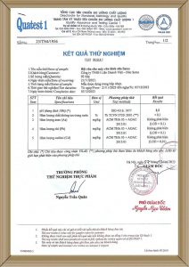 Giấy chứng nhận Quatest
